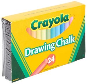 Crayola Drawing Chalk Sticks, Colors may vary, Box Of 24