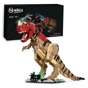 Nifeliz Dinosaur Ceratosaurus Model Building Block Kit – Construction Set to Build, Model Set and Assembly Toy for Teens and Adults, Creative Gift for Dinosaurs Model Fans. New 2021 (2016 PCS)