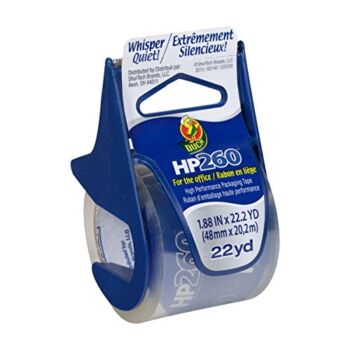 Duck Brand HP260 High Performance Packaging Tape with Dispenser, 1.88 Inches x 22.2 Yards, Clear (920352) | The Storepaperoomates Retail Market - Fast Affordable Shopping