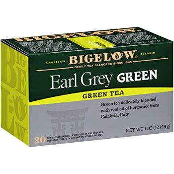 Bigelow Earl Grey Green Tea, Caffeinated, 20 Count (Pack of 6, 120 Total Tea Bags | The Storepaperoomates Retail Market - Fast Affordable Shopping