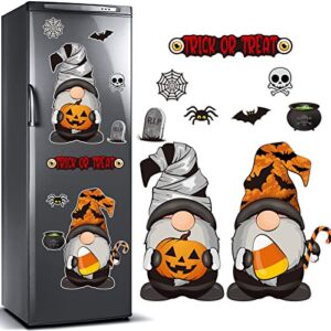 9 Pieces Holiday Gnomes Refrigerator Magnets Gnome Fridge Magnet Stickers Funny Halloween Thanksgiving Christmas Magnets Decorations for Home Kitchen Garage Metal Door Cabinet Car (Horrible Gnome)