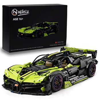 Nifeliz Super car Polide MOC Building Blocks and Construction Toy, Adult Collectible Model Cars Set to Build, 1:8 Scale Sports Car Model (3588 Pcs) | The Storepaperoomates Retail Market - Fast Affordable Shopping