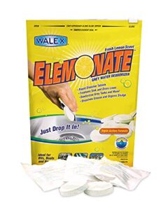 Walex Elemonate RV Grey Water Deodorizer& Freshener, Lemon Scent, (Pack of 5)