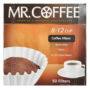 Mr. Coffee Coffee Basket Filters 8 12 Cup 50 Filters
