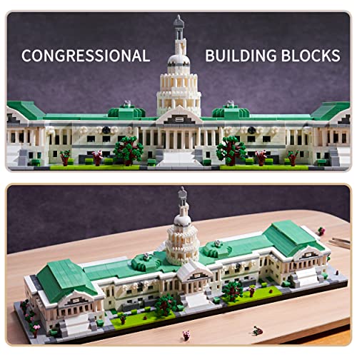 YaJie Big Size United States Capitol Architecture Model Kit，Micro Block Set 3630 + for Adults and Great Gift for Any Hobbyists | The Storepaperoomates Retail Market - Fast Affordable Shopping