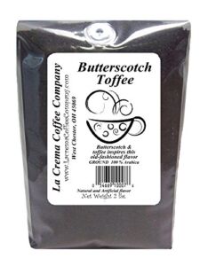 La Crema Coffee Butterscotch Toffee, 2-Pound Packages