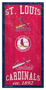 Fan Creations MLB St. Louis Cardinals Unisex St. Louis Cardinals Heritage Sign, Team Color, 6 x 12