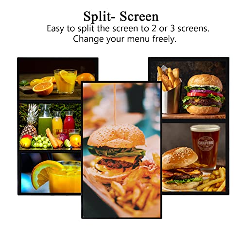 Hellsehen Digital Signage Advertising Display 32 inch LCD Touch HD Screen Menu Retail Ultra Thin Slim Interactive Smart Board Wall Mount Commercial Restaurant AD Media Player for Marketing Business | The Storepaperoomates Retail Market - Fast Affordable Shopping