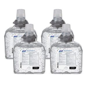 Purell Advanced Hand Sanitizer Gel, 1200 mL Sanitizer Refill for PURELL TFX Touch-Free Dispenser (Pack of 4) – 5456-04