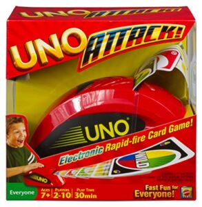 UNO ATTACK! Card Game with Random Shooter for 2 ro 10 Players Ages 7 Years and Older