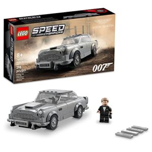 LEGO Speed Champions 007 Aston Martin DB5 76911 Building Toy Set Featuring James Bond for Kids, Boys and Girls Ages 8+ (298 Pieces)