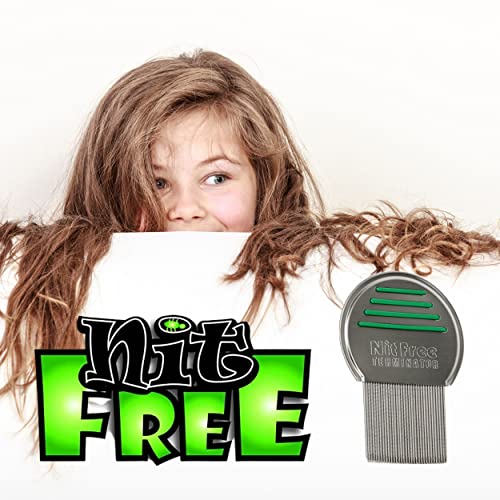 Nit Free Terminator Lice Comb, Professional Stainless Steel Louse and Nit Comb for Head Lice Treatment, Removes Nits, COLORS MAY VARY | The Storepaperoomates Retail Market - Fast Affordable Shopping