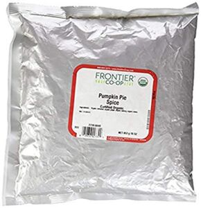 Frontier Pumpkin Pie Spice Certified Organic, 16 Ounce Bag