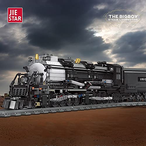 Daxx BIGBOY Steam Train Building Kit and Engineering Toy,BIGBOY Locomotive with Track Display Set Compatible Lego, Makes a Great Gift Idea for Enthusiasts Lovers(1608Pcs), 78×7×11cm | The Storepaperoomates Retail Market - Fast Affordable Shopping