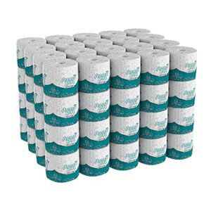 Georgia-Pacific Angel Soft ps 16880 White 2-Ply Premium Embossed Bathroom Tissue, 4.05″ Length x 4.0″ Width (Case of 80 Rolls, 450 Sheets Per Roll)
