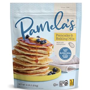 Pamela’s Products Gluten Free Baking and Pancake Mix, 4-Pound Bags (Pack of 3)