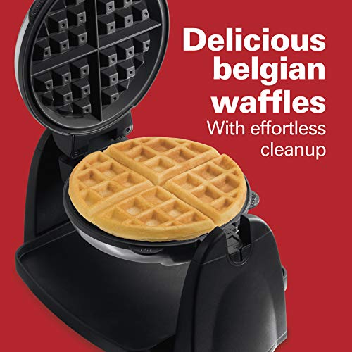 Hamilton Beach Flip Belgian Waffle Maker with Non-Stick Removable Plates, Browning Control, Drip Tray, Stainless Steel (26030) | The Storepaperoomates Retail Market - Fast Affordable Shopping