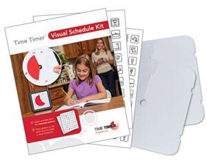 Time Timer Visual Schedule Kit Accessory — Compatible with the Original 12-inch MAGNETIC and Non-MAGNETIC Visual Countdown Timer for Kids Homeschooling, Teacher Tool and School Learning