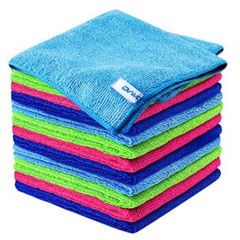 12Pcs Premium Microfiber Cleaning Cloth by ovwo – Highly Absorbent, Lint Free, Scratch Free, Reusable Cleaning Supplies – for Kitchen Towels, Dish Cloths, Dust Rag, Cleaning Rags in Household Cleaning | The Storepaperoomates Retail Market - Fast Affordable Shopping