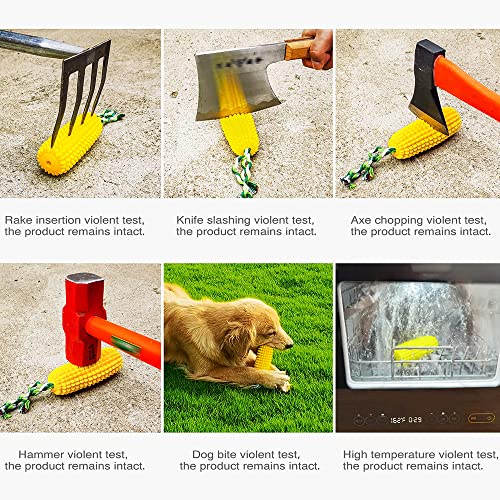Dog Chew Toys, Puppy Toothbrush for Cleaning Teeth,Dog Squeak/Non-Squeak Toys Interactive Corn Toys, Dog Toys Aggressive Chewers for Small/Medium/Large Dog. | The Storepaperoomates Retail Market - Fast Affordable Shopping