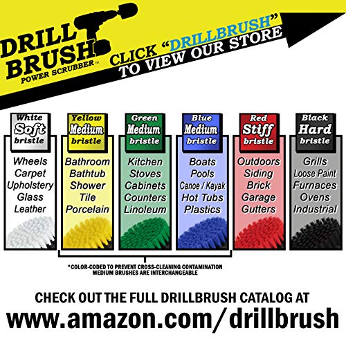 Drill Brush Attachment – Bathroom Surfaces Tub, Shower, Tile and Grout All Purpose Power Scrubber Cleaning Kit –Grout Drill Brush Set – Drill Brushes by Drill Brush Power Scrubber by Useful Products | The Storepaperoomates Retail Market - Fast Affordable Shopping