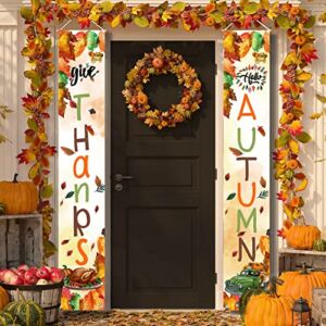 Thanksgiving Decorations for Home – Thanksgiving Banner, Fall Decor for Home, Thanksgiving Party Decorations, Thanksgiving Decor