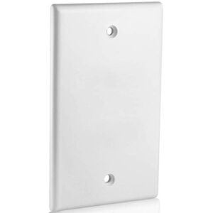 Mediabridge™ Blank Wall Plate (White) – 5 Pack (Part# 51W-100-5PK)