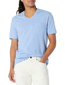 Amazon Brand – Goodthreads Men’s Slim-Fit “The Perfect V-Neck T-Shirt” Short-Sleeve Cotton, Light Blue, X-Large
