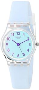Swatch Essentials Quartz Silicone Strap, Blue, 12 Casual Watch (Model: LK396)
