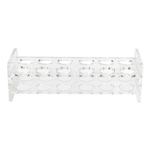 12 Round Holes Shot Glasses Holder Acrylic 3 Rows Wine Glass Cup Rack Organizer Drinkware for Barware, Shot Glass Display,Bar Exhibition Party Festival (Acrylic)