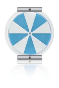 Accuform IceAlert Indicator Sign, 6″ Diameter, Blue and White, FRW975