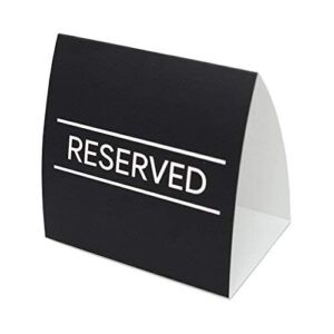 Reserved Table Signs 20 Pack | Table Tent Place Cards for Weddings, Restaurants, Events