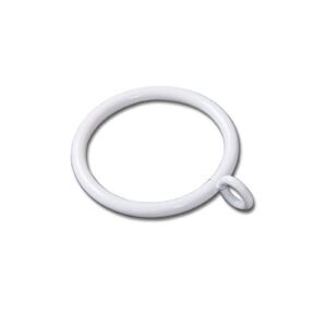 Wenkoni Metal Curtain Rings,Eyelet Rings 1.5-Inch(38mm) Inner Diameter,Set of 20.(Color:Milky White)
