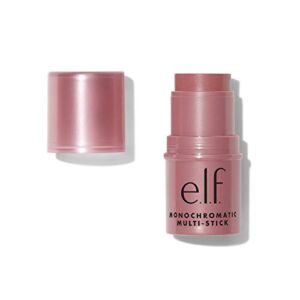 e.l.f, Monochromatic Multi Stick, Creamy, Lightweight, Versatile, Luxurious, Adds Shimmer, Easy To Use On The Go, Blends Effortlessly, Sparkling Rose, 0.155 Oz