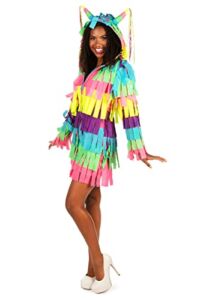 Tipsy Elves Funny Women’s Adult Pinata Costume Dress – Pinata Halloween Costume Outfit: Medium