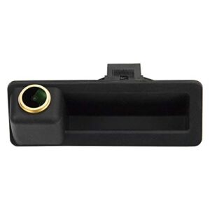 HD Golden Camera 1280x720p Reversing Camera Integrated in Trunk Handle Rear View Backup Camera for BMW X5 X1 X6 E39 E53 E82 E88 E84 E90 E91 E92 E93 E60 E61 E70 E71 E72 2003-2011