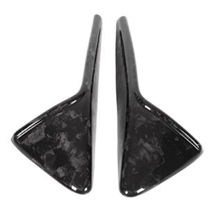 Pair Side Mudguard Camera Vent Cover Forged Carbon Fiber Replacement for Model 3 2021 plus hunting game cameras Wind Resistance