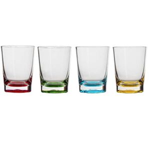 Lily’s Home Shot Glasses, Premium 1.5oz Clear Acrylic Reusable Cups, Perfect for Any Liquor, Jello Shots, Condiments, Tasting, Sauce, Dipping and Food Sampling (Multi Color)