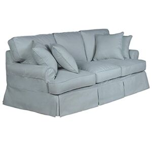 Sunset Trading Horizon Sofa Slipcover, Configurable, Aqua Blue