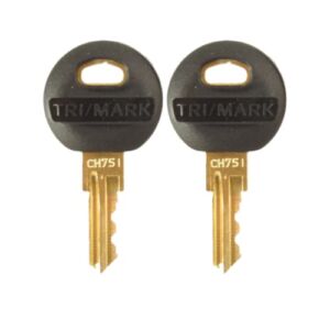 1 Pair 2 Keys CH751 CH751 RV Locks Baggage Doors Utility RV Key