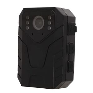 Wearable Mini Surveillance Cam, 4K HD Security Body Camera for Law Enforcement (US Plug)