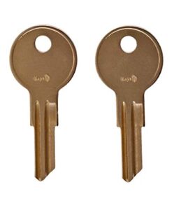 8025 Pair of 2 Keys for 1998-2012 Coleman Pop-Up Camper Step Up Door 8025 Replacement Key pre Cut to Code by keys22