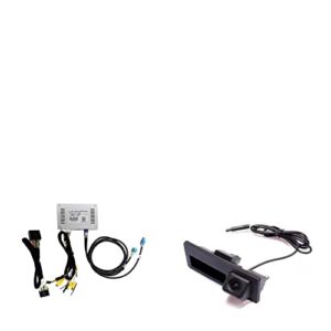 LOONYX Reverse Camera Interface Compatible with Audi A4 A5 Q5 S4 S5 Front Rear View Adapter Decoder (Color Name : Rear Camera Set, Voltage : (05-09) MMI 2Ghigh)