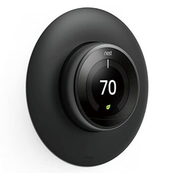 elago Wall Plate Cover Designed for Google Nest Learning Thermostat (Matte Black) – Compatible with Nest Learning Thermostat 1st/2nd/3rd Generation (Not with 2020 Model) [US Patent Registered] | The Storepaperoomates Retail Market - Fast Affordable Shopping