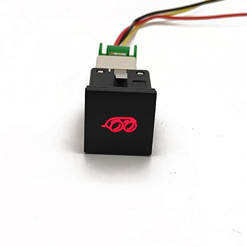 WEMOBI for VW6 Jetta 5 MK5 Caddy EOS Scirocco Car Red LED DRL Light Packing Radar Power On Off Camera Mirror Switch Button (Color : New Type) | The Storepaperoomates Retail Market - Fast Affordable Shopping