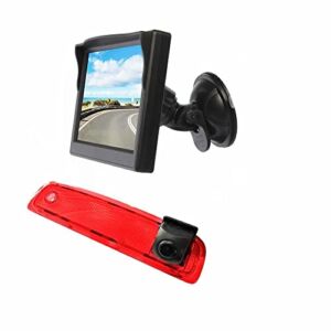 Vardsafe VS537S Parking Reverse Camera Kit & Suction Cup Rear View Monitor Display for Lada Largus (2012-Current)