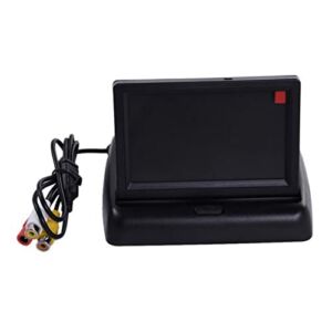 Charella #8Ks68X Car Monitor 4 3In Monitor for Rear View Camera Foldable Color Tft LCD 4 3In Hd Screen for Car Reversing