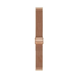 Fossil Women’s 18mm Mesh Interchangeable Watch Band Strap, Color: Rose Gold (Model: S181375)