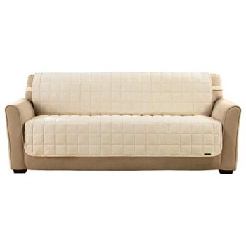 SureFit Armless Deluxe Pet Cover Sofa Slipcover, Ivory | The Storepaperoomates Retail Market - Fast Affordable Shopping