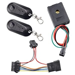 REIO E-Bike Alarm System 36V 48V 60V 72V with Dual Switch for Electric Bicycle Motorcycle Scooter Brushless Controller